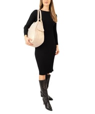 LESAC TRIO Sac &agrave; dos en cuir nappa noir25 - Sacs pour Femme - 4