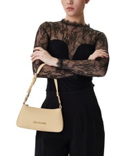 LOVE MOSCHINO JEWEL Petit sac bandouli&egrave;re beurre - Sacs pour Femme - 5