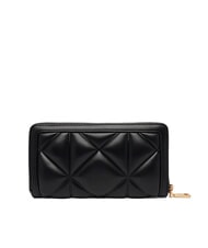 LOVE MOSCHINO EMBOSSED Grand portefeuille zipp&eacute; Noir - Portefeuilles Femme - 3