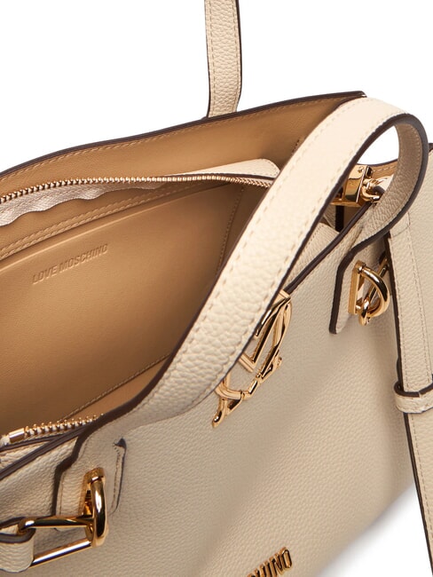 SOFT SCULPT Sac &agrave; main avec bandouli&egrave;re Ivoire - Sacs pour Femme