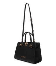 LOVE MOSCHINO SOFT SCULPT Sac &agrave; main avec bandouli&egrave;re Noir - Sacs pour Femme - 4