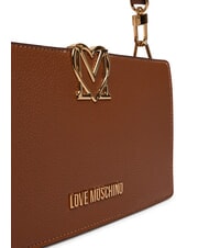 LOVE MOSCHINO SOFT SCULPT sac bandouli&egrave;re CUIR - Sacs pour Femme - 3