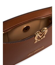 LOVE MOSCHINO SOFT SCULPT sac bandouli&egrave;re CUIR - Sacs pour Femme - 5