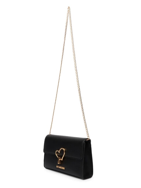 HEART TURNLOCK Petit sac bandouli&egrave;re Noir - Sacs pour Femme