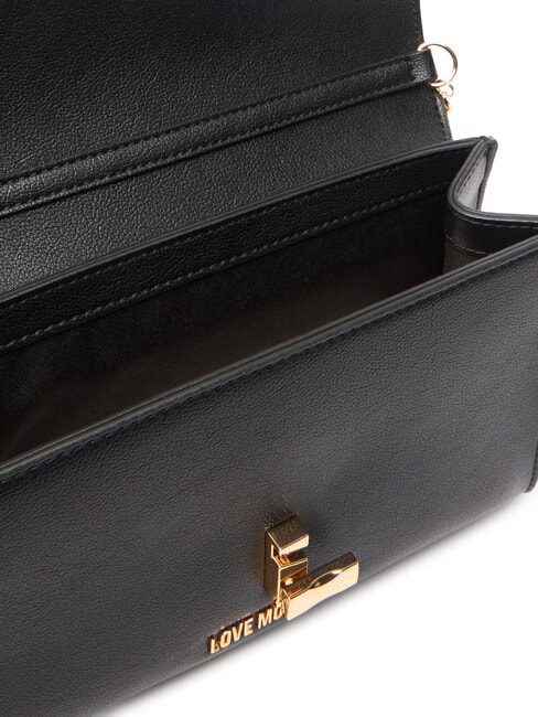 HEART TURNLOCK Petit sac bandouli&egrave;re Noir - Sacs pour Femme