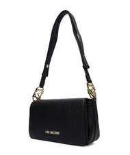 LOVE MOSCHINO JEWEL Sac bandouli&egrave;re &agrave; rabat Noir - Sacs pour Femme - 2