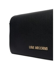 LOVE MOSCHINO JEWEL Sac bandouli&egrave;re &agrave; rabat Noir - Sacs pour Femme - 3