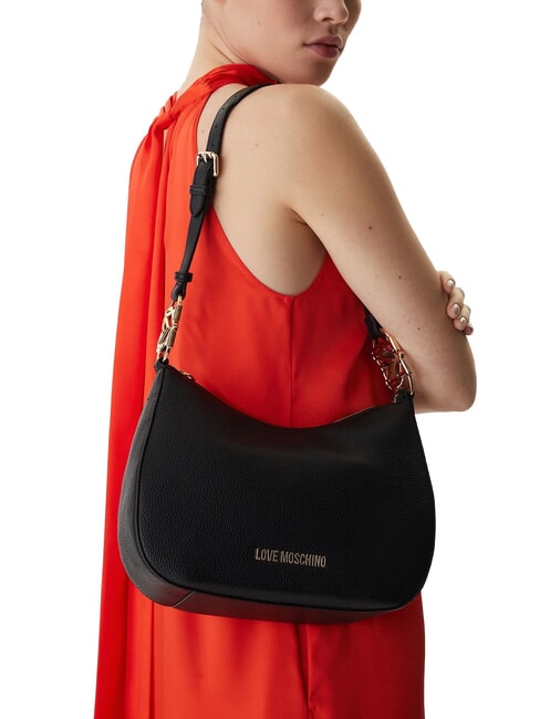JEWEL sac bandouli&egrave;re Noir - Sacs pour Femme