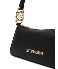 LOVE MOSCHINO JEWEL Petit sac bandouli&egrave;re Noir - Sacs pour Femme - 3