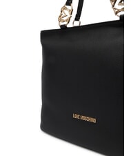 LOVE MOSCHINO JEWEL sac cabas &agrave; bandouli&egrave;re Noir - Sacs pour Femme - 3