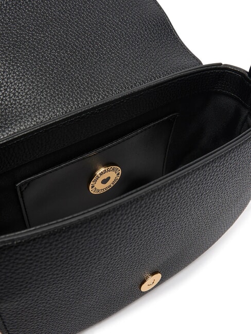 GIANT Sac bandouli&egrave;re &agrave; rabat Noir - Sacs pour Femme