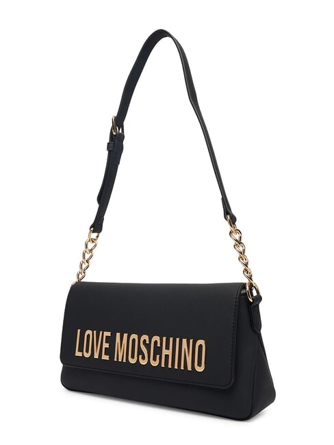 BOLD LOVE sac bandouli&egrave;re &agrave; cha&icirc;ne Noir - Sacs pour Femme