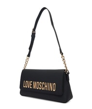 LOVE MOSCHINO BOLD LOVE sac bandouli&egrave;re &agrave; cha&icirc;ne Noir - Sacs pour Femme - 2