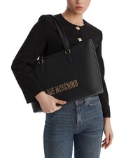 LOVE MOSCHINO BOLD LOVE sac &agrave; bandouli&egrave;re Noir - Sacs pour Femme - 5