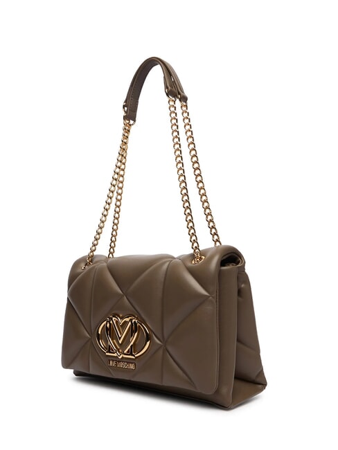 EMBOSSED Sac bandouli&egrave;re convertible boue - Sacs pour Femme