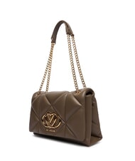 LOVE MOSCHINO EMBOSSED Sac bandouli&egrave;re convertible boue - Sacs pour Femme - 2