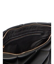 LOVE MOSCHINO EMBOSSED Sac bandouli&egrave;re avec anses en cha&icirc;ne Noir - Sacs pour Femme - 6