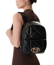 LOVE MOSCHINO EMBOSSED Sac &agrave; dos avec poche Noir - Sacs pour Femme - 5