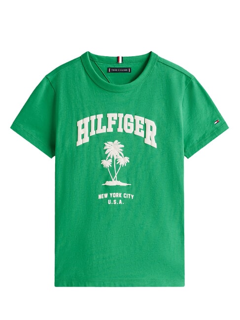 TH KIDS T-shirt en coton &agrave; manches courtes vert &eacute;clatant - Tee-shirt enfant