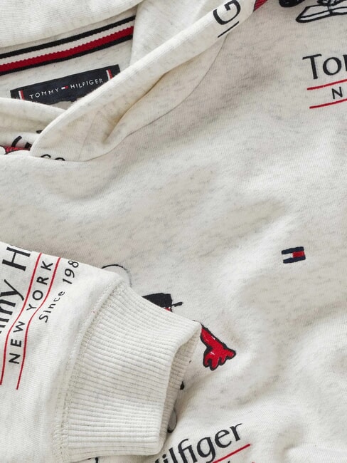 TH KIDS Sweatshirt &agrave; capuche bruy&egrave;re blanche comme neige - B&eacute;b&eacute; Sweat