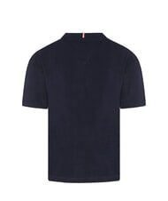 TOMMY HILFIGER TH KIDS T-shirt &agrave; manches courtes coupe d&eacute;contract&eacute;e marine nuit noire - Tee-shirt enfant - 2