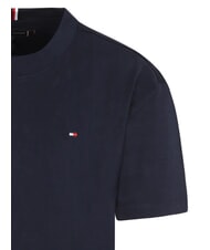 TOMMY HILFIGER TH KIDS T-shirt &agrave; manches courtes coupe d&eacute;contract&eacute;e marine nuit noire - Tee-shirt enfant - 3