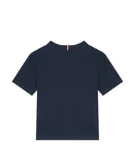 TOMMY HILFIGER TH KIDS T-shirt &agrave; manches courtes avec broderie drapeau marine nuit noire - Tee-shirt enfant - 2