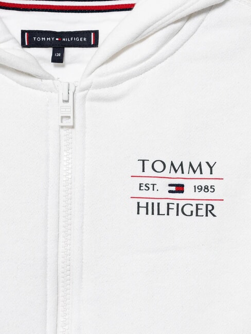 TH KIDS Sweat-shirt &agrave; fermeture &eacute;clair int&eacute;grale pour enfants blanc - B&eacute;b&eacute; Sweat