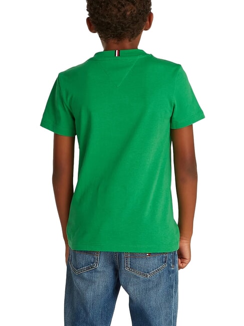 TH KIDS T-shirt avec logo maxi imprim&eacute; vert &eacute;clatant - Tee-shirt enfant