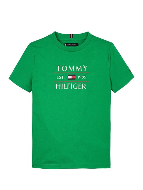 TH KIDS T-shirt avec logo maxi imprim&eacute; vert &eacute;clatant - Tee-shirt enfant
