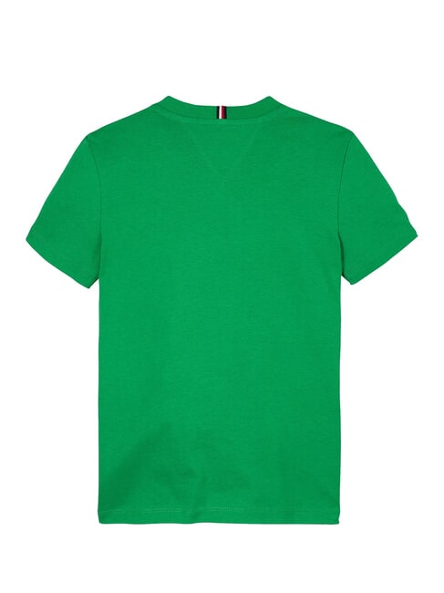 TH KIDS T-shirt avec logo maxi imprim&eacute; vert &eacute;clatant - Tee-shirt enfant