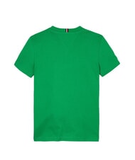 TOMMY HILFIGER TH KIDS T-shirt avec logo maxi imprim&eacute; vert &eacute;clatant - Tee-shirt enfant - 5