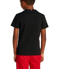 TOMMY HILFIGER TH KIDS T-shirt avec logo maxi imprim&eacute; noir - Tee-shirt enfant - 2