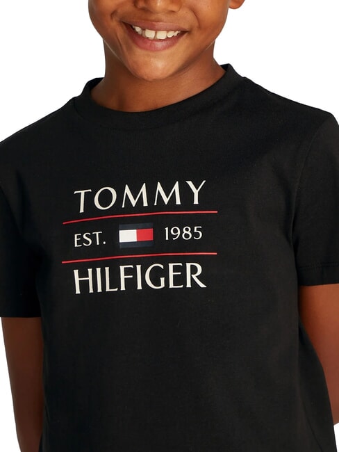 TH KIDS T-shirt avec logo maxi imprim&eacute; noir - Tee-shirt enfant