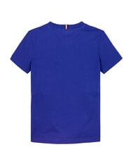 TOMMY HILFIGER TH KIDS T-shirt &agrave; manches courtes pour enfants bleu en coin - Tee-shirt enfant - 5