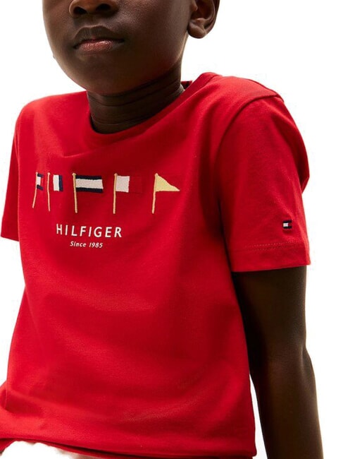 TH KIDS T-shirt en coton &agrave; manches courtes rouge primaire - Tee-shirt enfant