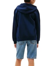 TOMMY HILFIGER TH KIDS Sweat-shirt &agrave; fermeture &eacute;clair int&eacute;grale pour enfants marine nuit noire - B&eacute;b&eacute; Sweat - 2