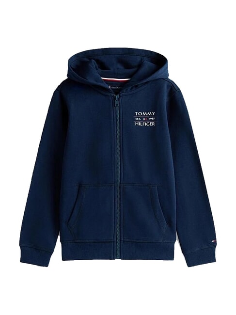 TH KIDS Sweat-shirt &agrave; fermeture &eacute;clair int&eacute;grale pour enfants marine nuit noire - B&eacute;b&eacute; Sweat