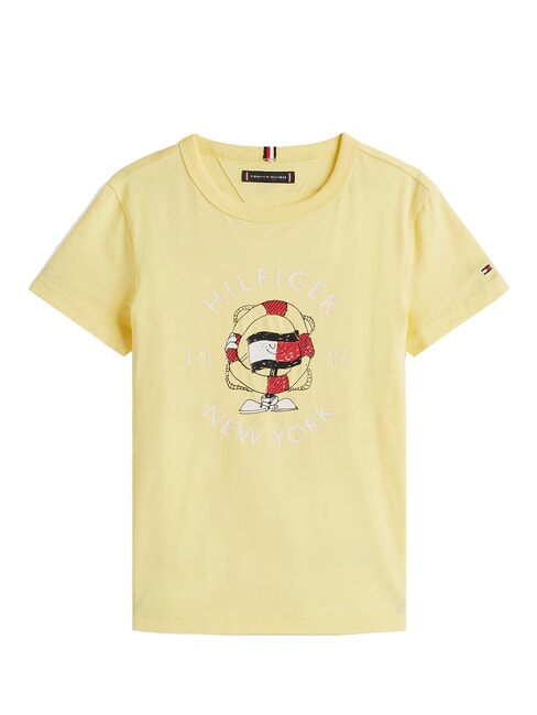 TH KIDS T-shirt en coton &agrave; manches courtes citronnelle - Tee-shirt enfant