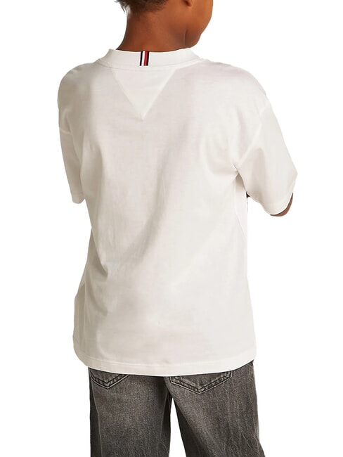 TH KIDS T-shirt &agrave; manches courtes coupe d&eacute;contract&eacute;e blanc - Tee-shirt enfant