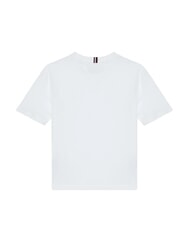 TOMMY HILFIGER TH KIDS T-shirt &agrave; manches courtes avec broderie drapeau blanc - Tee-shirt enfant - 2