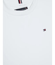 TOMMY HILFIGER TH KIDS T-shirt &agrave; manches courtes avec broderie drapeau blanc - Tee-shirt enfant - 3