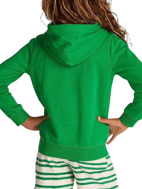 TH KIDS Sweat-shirt &agrave; fermeture &eacute;clair int&eacute;grale pour enfants vert &eacute;clatant - B&eacute;b&eacute; Sweat
