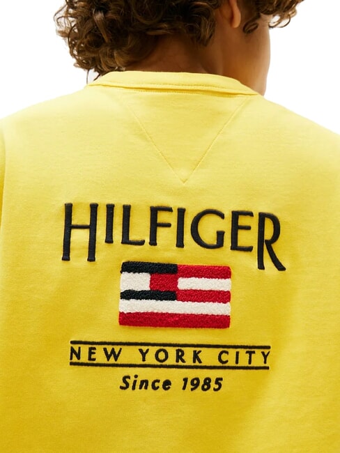 TH KIDS T-shirt &agrave; manches courtes avec drapeau carambole jaune - Tee-shirt enfant