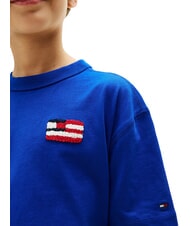 TOMMY HILFIGER TH KIDS T-shirt &agrave; manches courtes avec drapeau bleu en coin - Tee-shirt enfant - 3