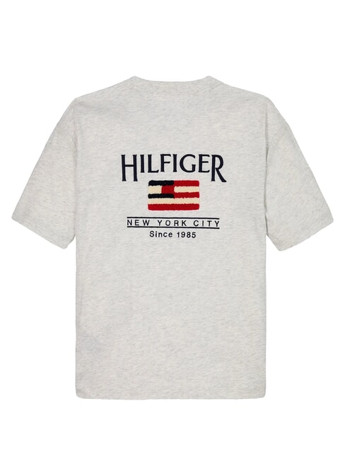 TH KIDS T-shirt &agrave; manches courtes avec drapeau bruy&egrave;re blanche comme neige - Tee-shirt enfant