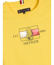 TOMMY HILFIGER TH KIDS T-shirt &agrave; manches courtes imprim&eacute; carambole jaune - Tee-shirt enfant - 3