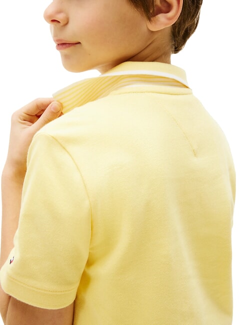 TH KIDS polo &agrave; manches courtes pour enfants citronnelle - Tee-shirt enfant