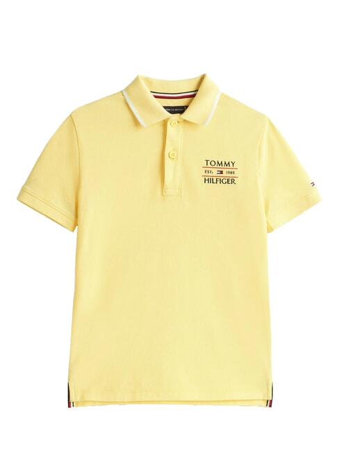 TH KIDS polo &agrave; manches courtes pour enfants citronnelle - Tee-shirt enfant