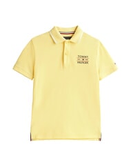 TOMMY HILFIGER TH KIDS polo &agrave; manches courtes pour enfants citronnelle - Tee-shirt enfant - 5